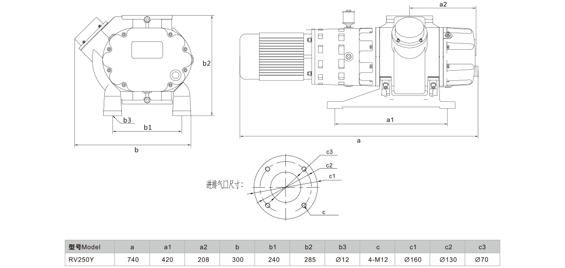 RV250Y罗茨真空泵